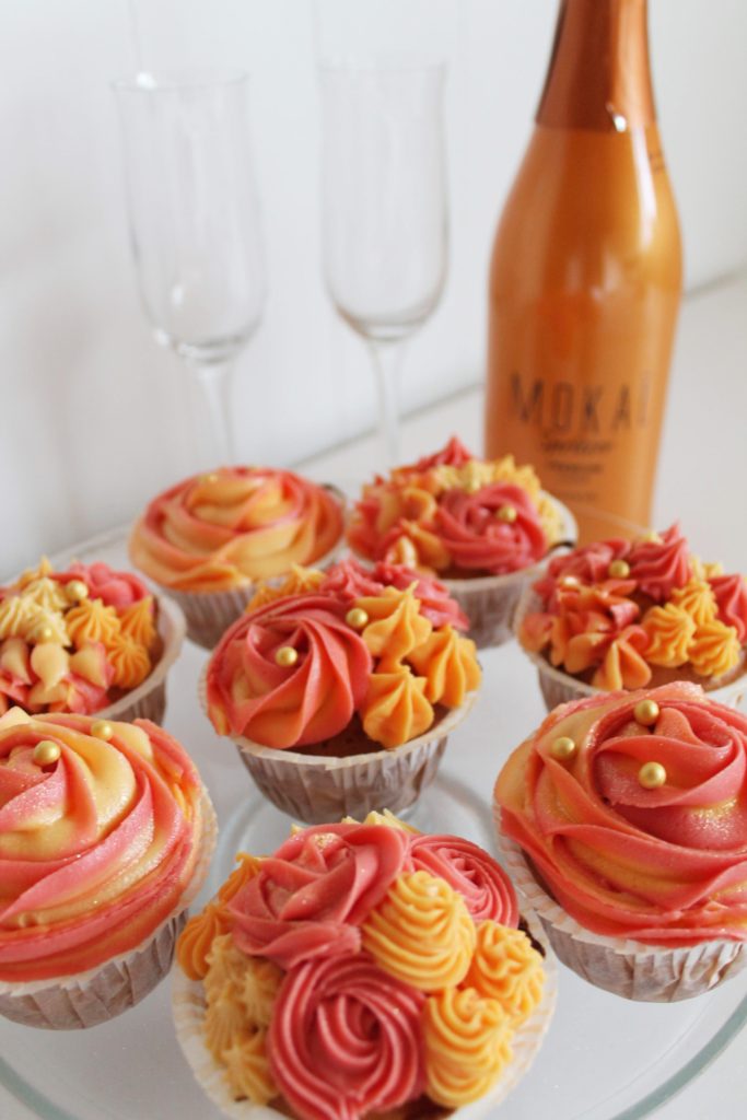 Opskrift på appelsin-Spritzer cupcakes