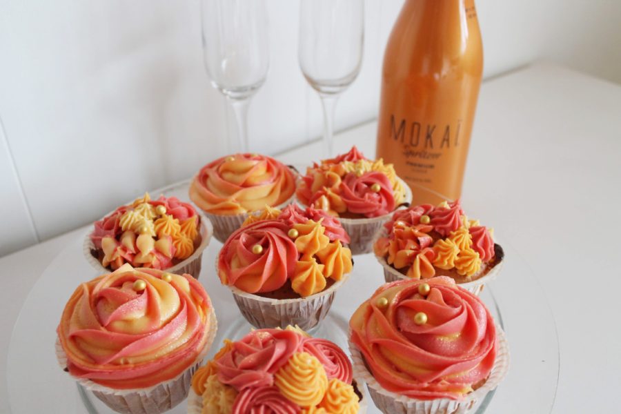 Opskrift på appelsin-Spritzer cupcakes